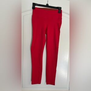 Outdoor Voices Women’s Bright Red Performance Leggings